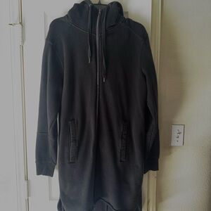 Reign Storm Black Hooded Zip-Up Jacket